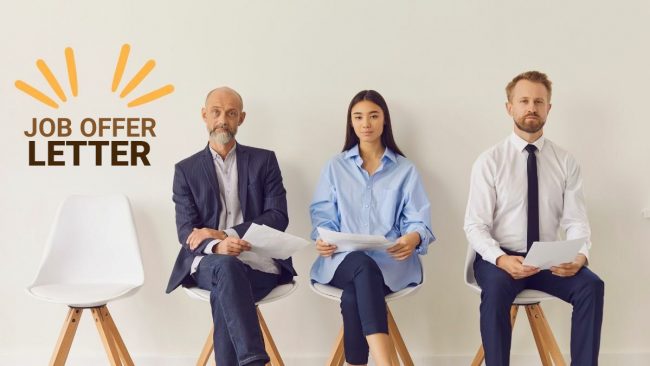 Candidates a Job Offer